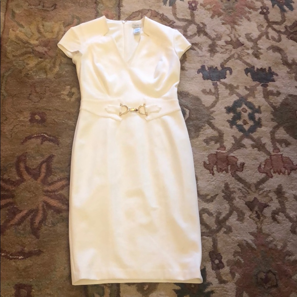 Bodycon Cache Dress Off-White